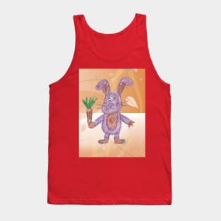 Hare with Carrot Tank Top